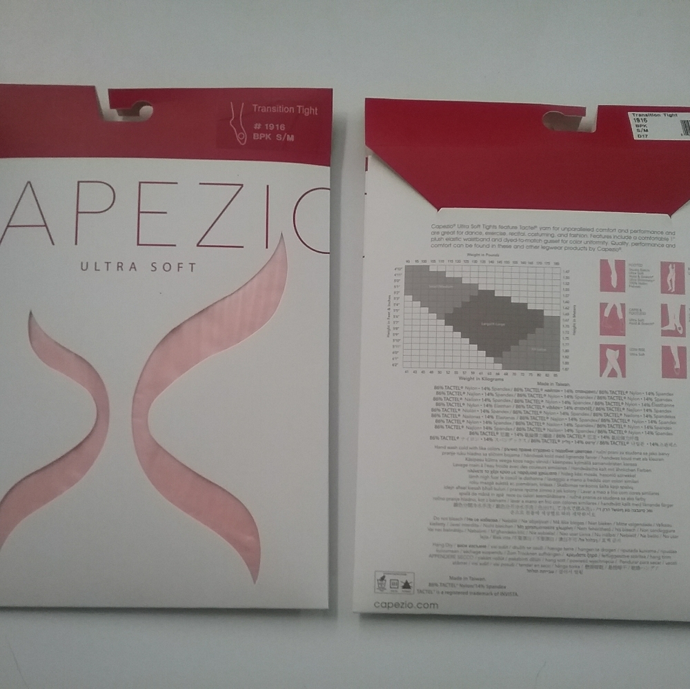 Capezio Transition tights Ballet Pink